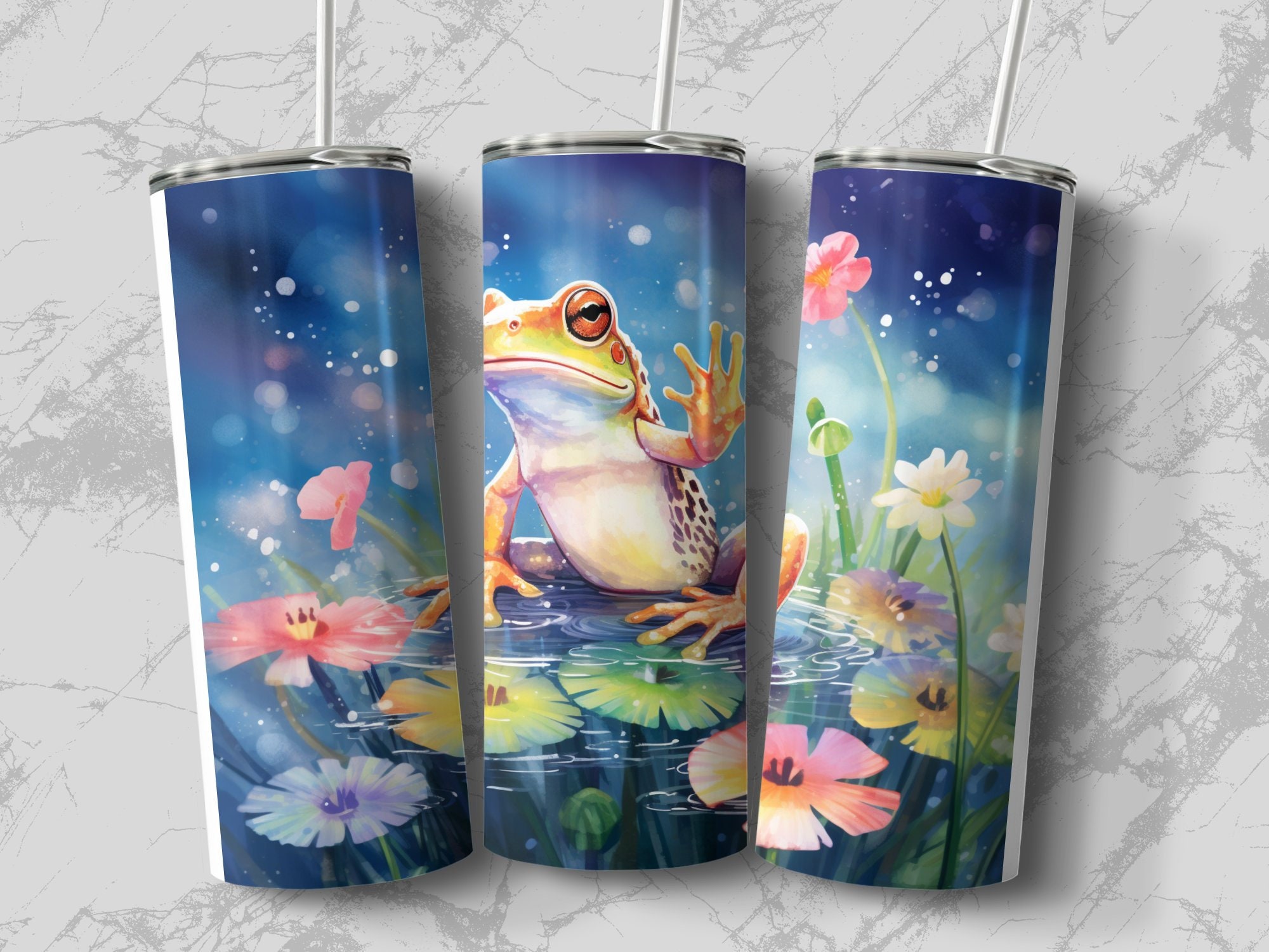 Frog 20 Oz Tumbler Wrap Design Digital Download PNG - Etsy