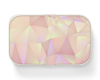 Boîte à bento pour adulte en quartz rose avec ustensiles, boîte à lunch pour adulte, boîte à lunch écologique, boîte à bento pour adulte, cadeau fête des mères, cadeau enseignant