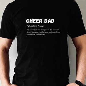 Cheer Dad Definition T-Shirt, Cheer Dad Shirt, Black Cheer Dad Shirt, Cheer Dad Gift, Cheer Dad