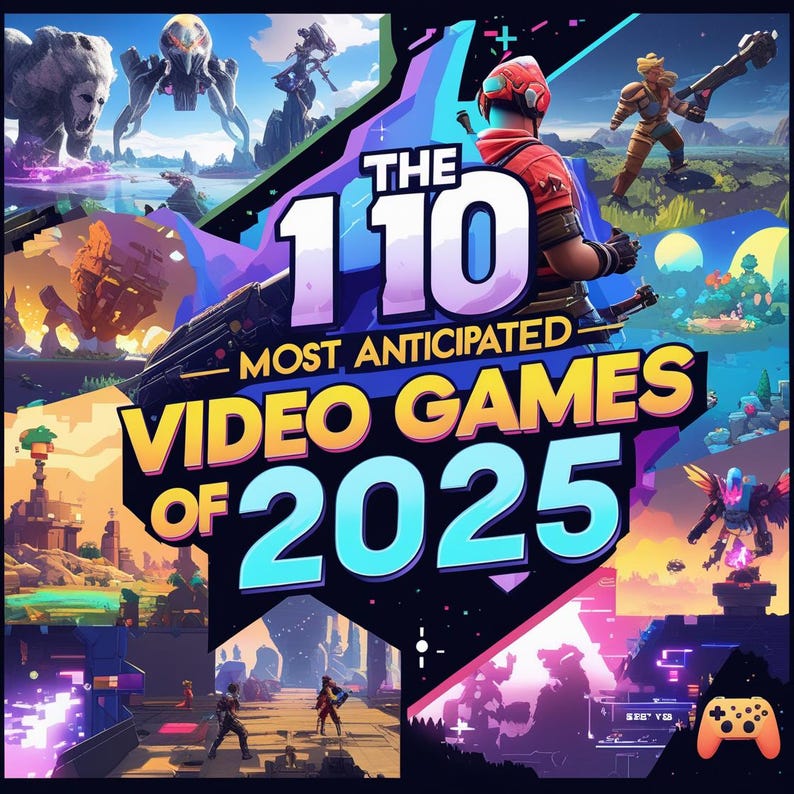 The 10 Most Anticipated Games of 2025 - Etsy