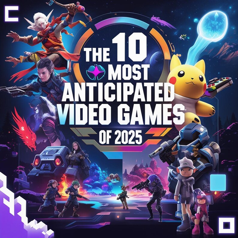 The 10 Most Anticipated Games of 2025 - Etsy