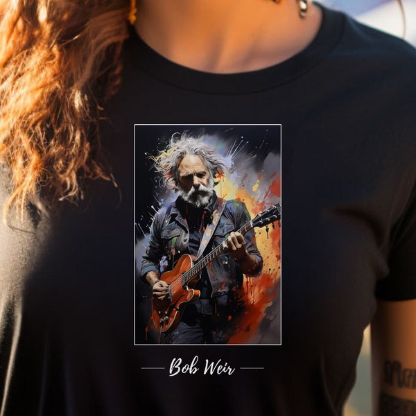 Bob Weir T-Shirt, Grateful Dead Shirt, Dead & Company, Gift for Music Lover, Gift for Deadhead