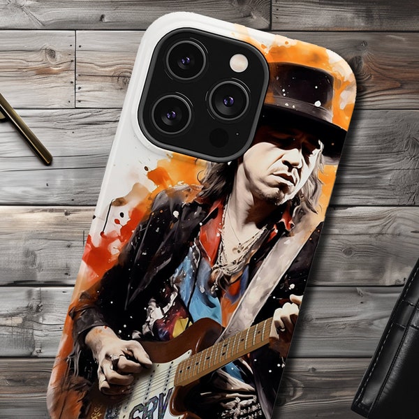 Stevie Ray Vaughan Phone Case, MagSafe Phone Case, Gift for Music Lover, Gift for Blues Lover, Father's Day Gift, Gift for Him, Gift for Her