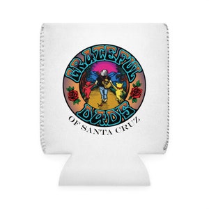 Wdzięczni ojcowie Santa Cruz Can Cooler Sleeve | Towary Grateful Dead zdjęcie 4