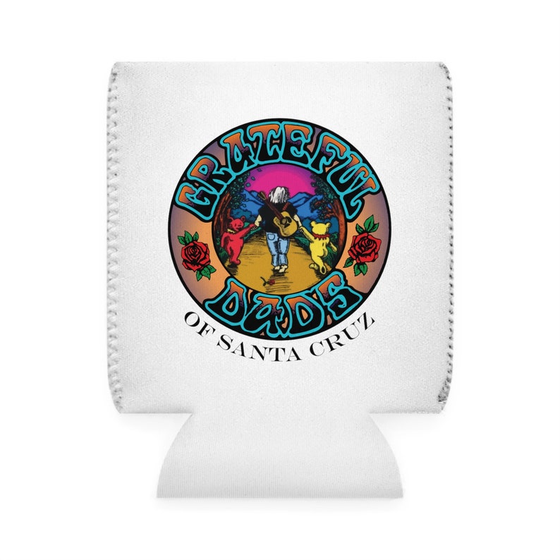 Wdzięczni ojcowie Santa Cruz Can Cooler Sleeve | Towary Grateful Dead zdjęcie 4
