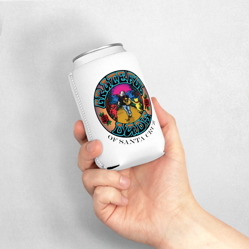 Wdzięczni ojcowie Santa Cruz Can Cooler Sleeve | Towary Grateful Dead zdjęcie 3