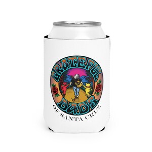 Wdzięczni ojcowie Santa Cruz Can Cooler Sleeve | Towary Grateful Dead zdjęcie 1
