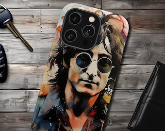 ジョン・レノン　オノ・ヨーコ　アート　イラスト　額　楯　陶器　タイル　ビートルズ ジョン・レノンオノ・ヨーコアートイラスト額楯陶器タイルビートルズ
