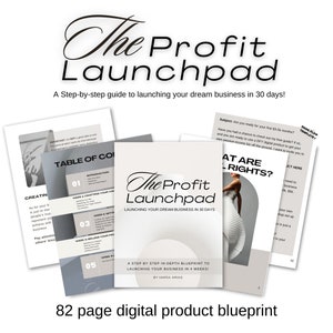 Launch your business on INSTAGRAM in 30 days with The PROFIT LAUNCHPAD | A 4 week bLUEPRINT guide with Master Resell Rights