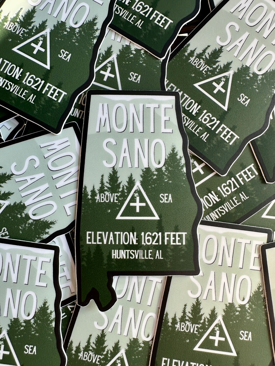 Monte Sano Huntsville Alabama Hiking Sticker - Etsy