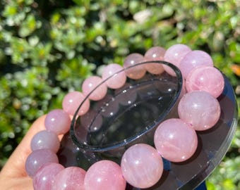 Purple Rose Quartz Bracelet / 12 MM