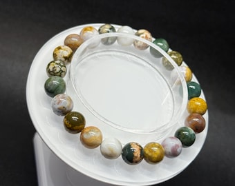 Ozean Jaspis Kristall Armband ~ 8 MM