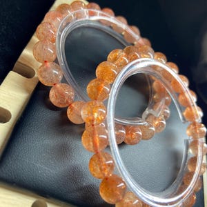 Regular Quality Arusha Sunstone Crystal Bracelet ~ 8 MM