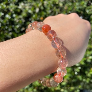 Arusha Sunstone Crystal Bracelet ~ 8 MM