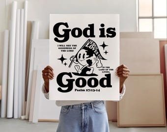 Christian Poster For Kids Bedroom Wall Art For Girls Bible Verse Print Retro Christian Wall Art Home Decor For Girl Religious Wall Art Gift