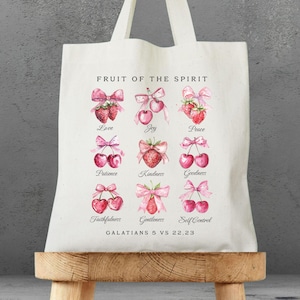 Christian Tote Bag For Women Bible Tote Bag for Girls Christian Canvas Bag For Church Christian Bible Study  Bag Aesthetic Christian Merch