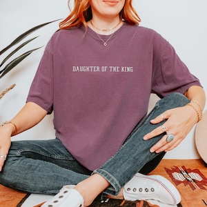 Embroidered Comfort Colors Christian T-Shirt: Bible Verse Crewneck