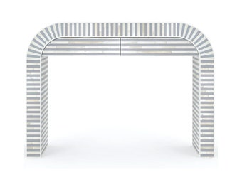 Saphed Dresser Console - Grey Bone Inlay