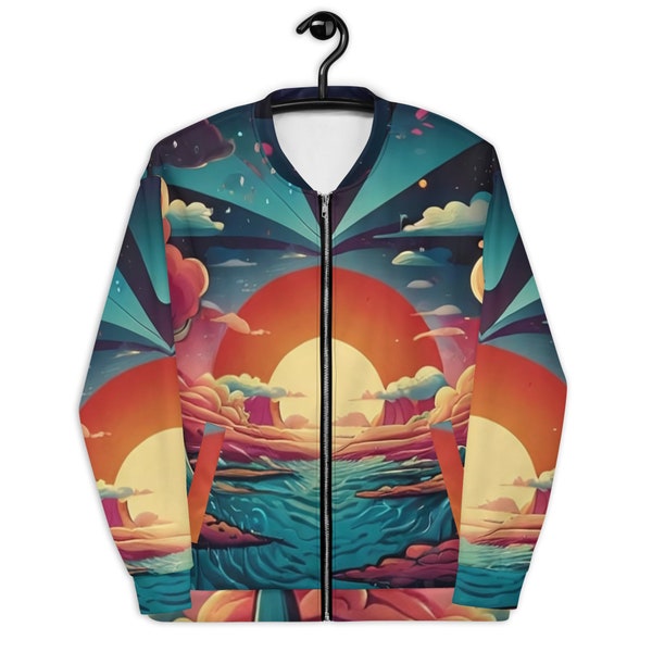 Otherworldly Unisex Bomber Jacket Men Women