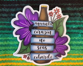 Aguanta Corazón Sticker