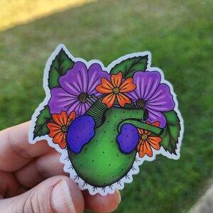 Corazón De Nopal Sticker - Etsy