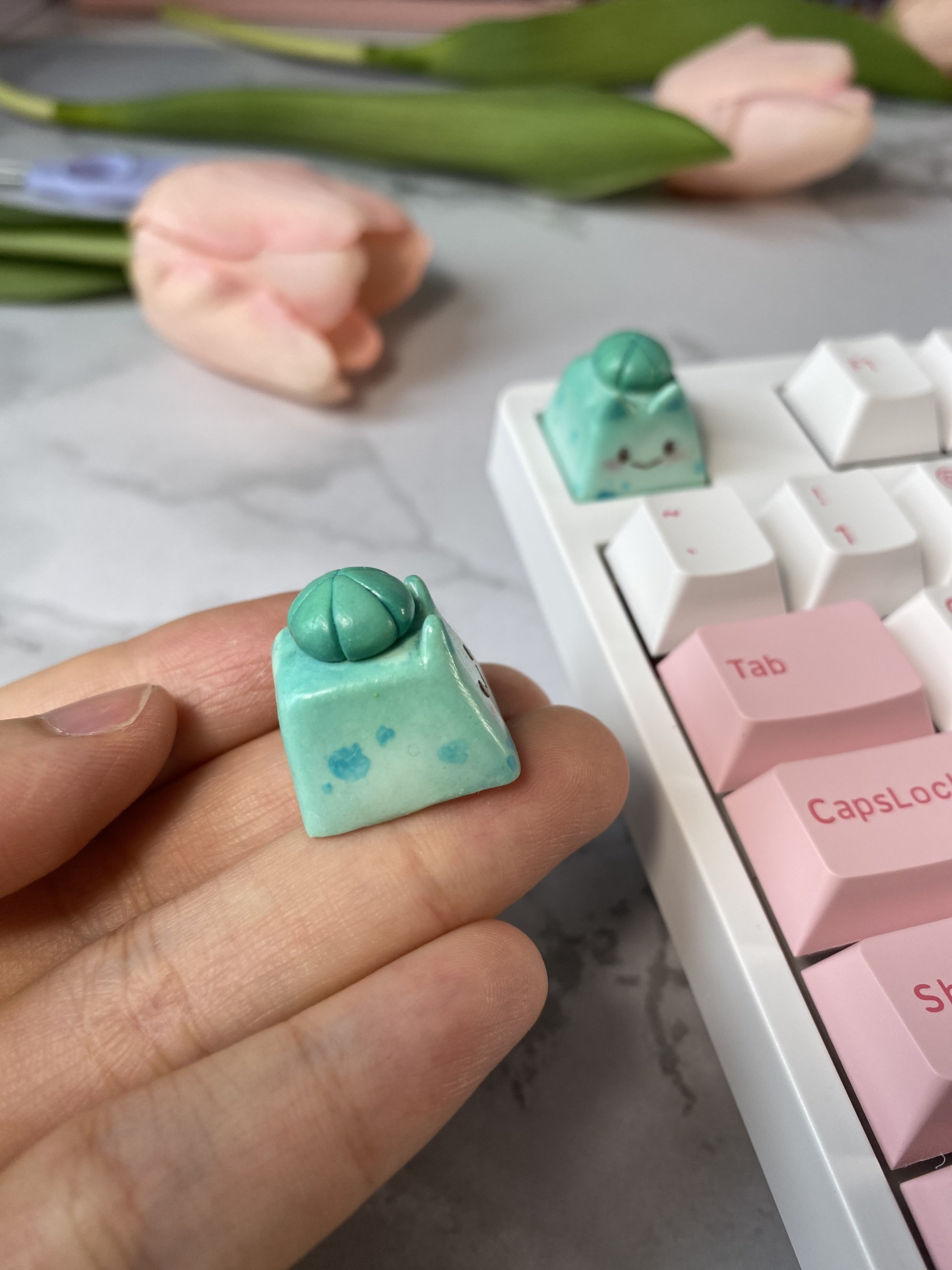 Frog Keycap Kawaii Frog Artisan Anime Keycap Pokemon Etsy Australia
