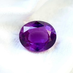 natural purple sapphire loose stone faceted