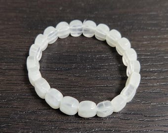 Clear Quartz Bracelet 14MM | Natural Healing Crystal Jewellery | Energy Amplifier, Balance & Clarity | Handmade Gemstone Beaded Bracelet