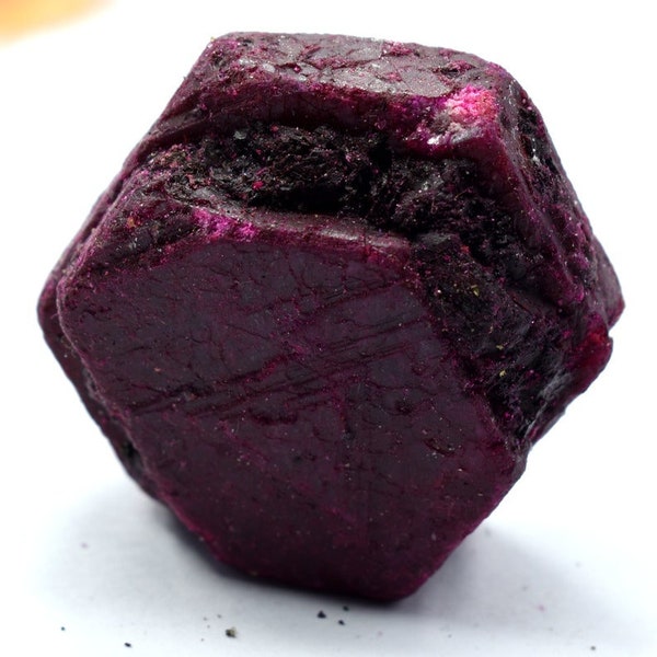 Best Quality Uncut Ruby Rough: Earth Mined 300 Ct Gemstone, Certified for Healing and Radiant Pigeon Blood Red Hue | Free Delivery |