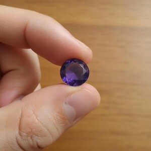 Crown chakra gemstone in natural light