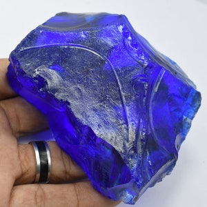 GEMSTONE Tanzanita azul en bruto de 450 quilates para coleccionistas: piedra preciosa natural sin cortar extraída de la tierra para creaciones artesanales, regalo memorable - ¡Oferta!