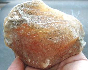 Natural Honey Calcite Rough Stone: Golden AAA++ 950 Carat Uncut Gemstone