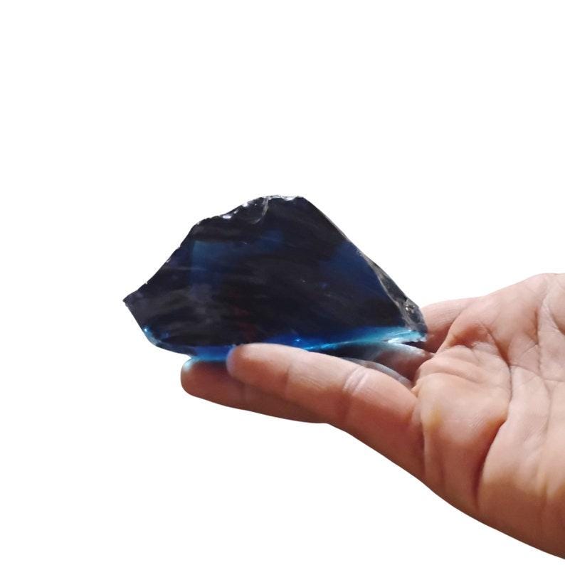 Blue Obsidian Rough Gemstone 200-300 Ct Natural Crystal from