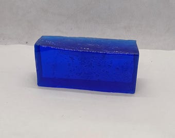 Lab-Grown Blue Sapphire Nano Crystal: 410 Carat Uncut Gemstone