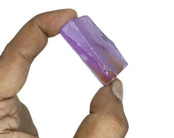 Natural Purple Sapphire Rough Stone 350–400 Ct | Raw Uncut Sapphire Crystal for Healing, Collection & Jewellery Making