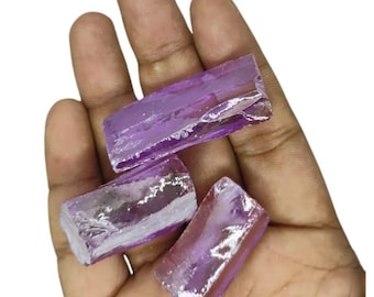 220–300 Ct Raw Purple Sapphire Rough Stones | Natural Uncut Healing Crystal | Loose Gemstone for Jewelry Making & Chakra Energy