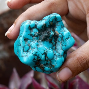 Arizona Turquoise Natural Uncut Blue Rough Gemstone 364.85 Ct Raw Certified Use In Making Jewelry High Quality Gemstone