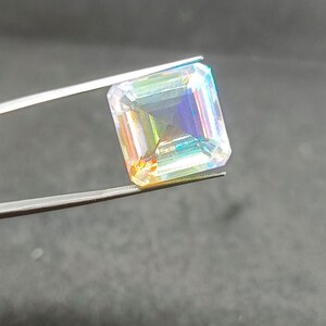 Vibrant Rainbow Mystic Topaz 25.00 Carat – Cushion Square Cut Loose Gem Ideal for Jewelry Making – Free Shipping & Sale Deal