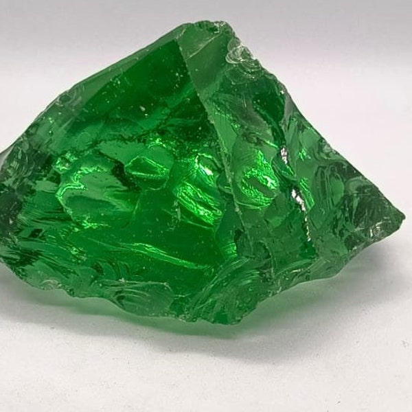 Obsidienne verte 1350.00 carats Pierre précieuse brute non taillée certifiée - Obsidienne brute - Pierres précieuses de haute qualité - Livraison gratuite - Promo !