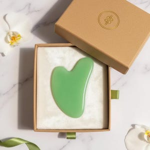 Crystal gua sha tool for relaxation and wrinkle reduction