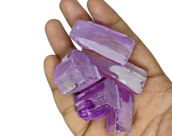 Natural Purple Sapphire 1500 Ct Rough Lot, Uncut Healing Crystal for Jewelry Making