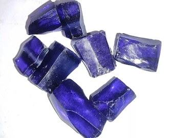1000 Ct Natural Blue Sapphire Rough Gemstones | Earth Mined Uncut Sapphire Stones | Raw Healing Crystals for Jewellery Making & Collection