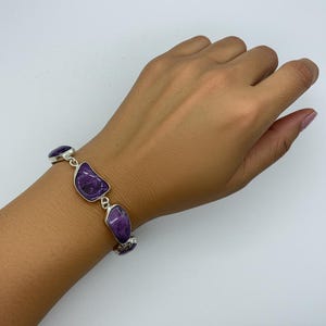 Handmade amethyst bracelet for intuition and emotional balance
