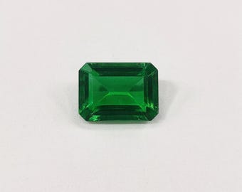 Natural Green Emerald Gemstone 10.00 Ct – Emerald Cut Precious Stone for Jewellery Making, Healing Energy & Heart Chakra Balance