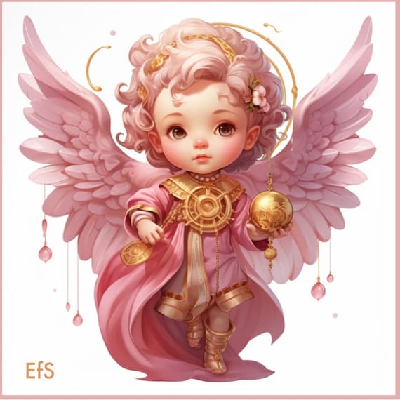 Baby Archangel Custom Greeting Card - Archangel Jophiel - Message of Love & Beauty - with a custom channeled message