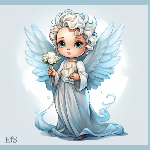 Baby Archangel Custom Greeting Card - Archangel Gabriel with a customized channeled message.