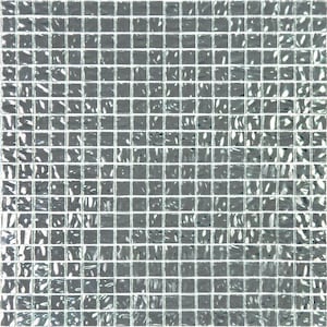 Cloud Silver 12x12 Glossy Uniform Square Glass Mosaic Tile (20 pack, 18.69 sq ft/case)