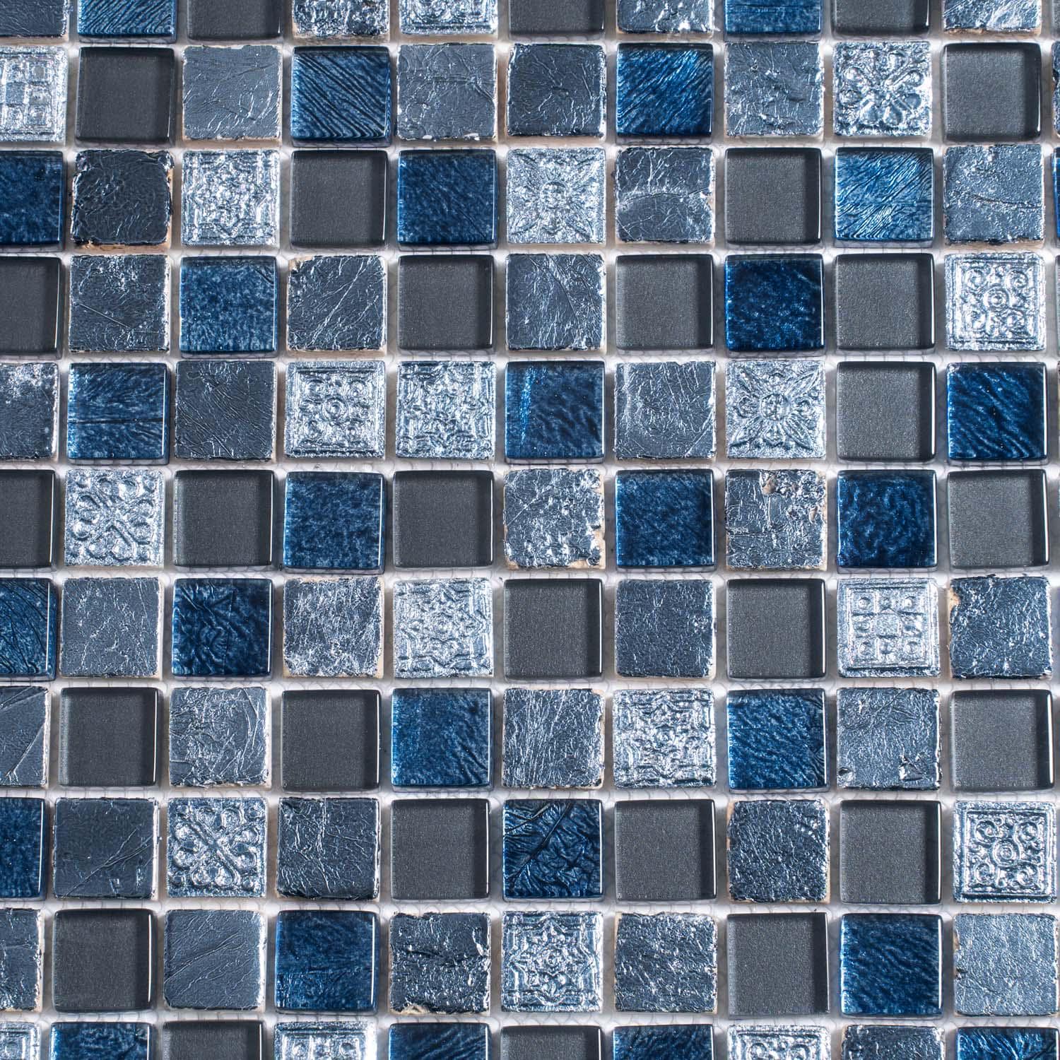 Zara Blue Porcelain Wall and Floor Tile - 8 x 8 in. - The