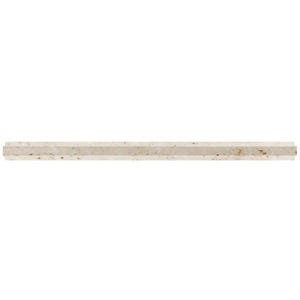 May include: A beige ceramic tile trim with a slightly textured surface.