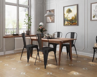 Sephia Brown 6x6 Matte Square Porcelain Large Format Tile - Sample